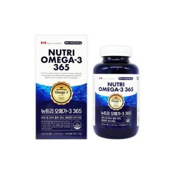 1년치 캐나다산 오메가3 [뉴트리] 오메가-3 365 (1,002mg x 365캡슐)