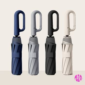 [버브] UV차단 버클형 원터치 3단 완전자동 양우산 3BU-01